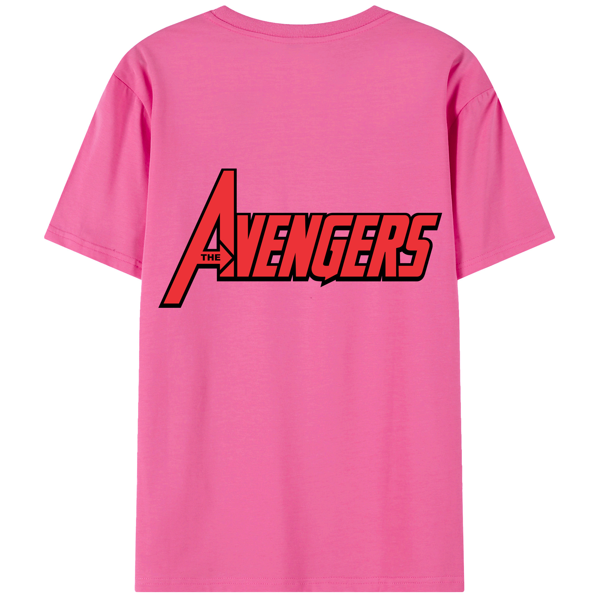 （画像用） アベンジャーズ The Avengers レディース半袖Tシャツ(バックプリント)
